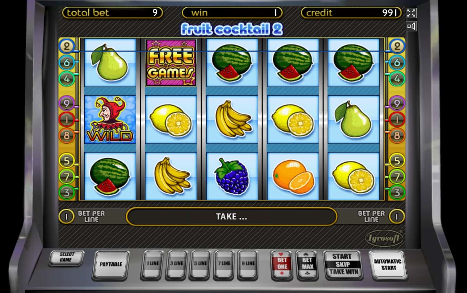 Игровые Автоматы Вулкан Fruit Cocktail